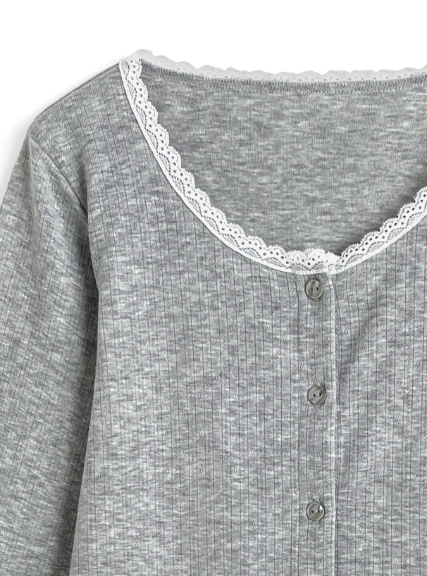 レースデザインメロウカーディガン