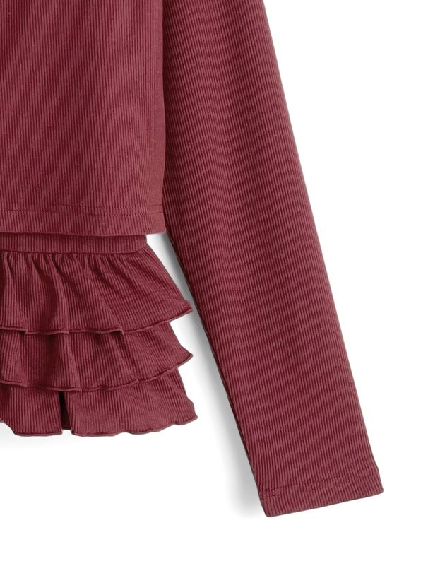 裾フリルキャミソール×カーディガンアンサンブル[gn523] | レディース