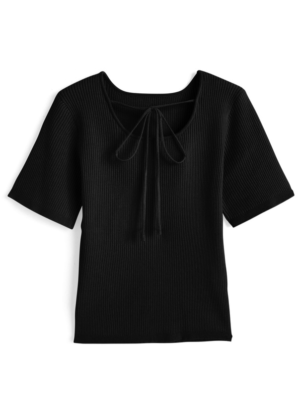 リボンリブニットトップス[gn527a]