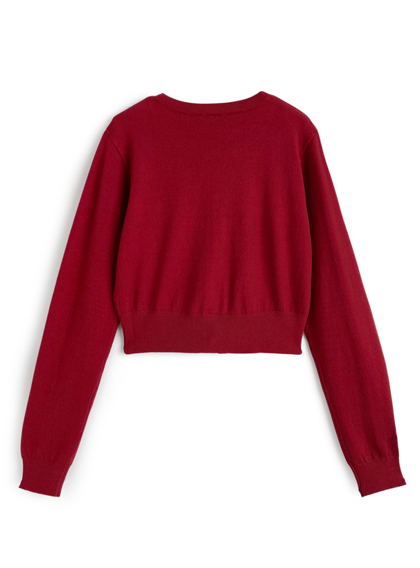 ゴールドボタンニットカーディガン