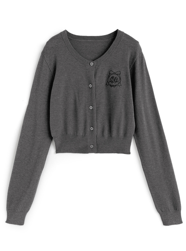 極美品　JIL SANDER ニットジャケット　カーディガン　トグル　グレー50 極美品 JIL SANDER ニットジャケット カーディガン トグル グレー50