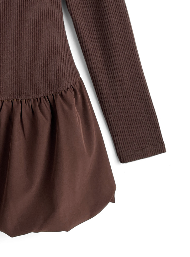 リボンドッキングバルーンミニワンピース