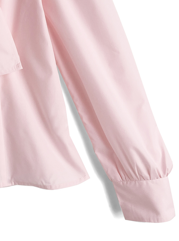 ボウタイ付きブラウス