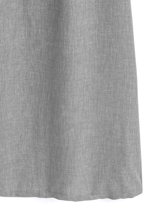 ショルダーリボンノースリーブロングワンピース