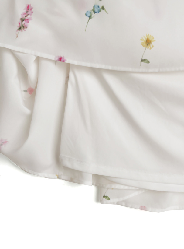 花柄アメスリロングワンピース