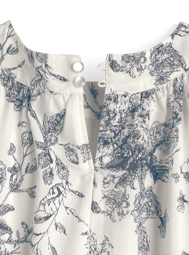 花柄ティアードアメスリ切替ロングワンピース