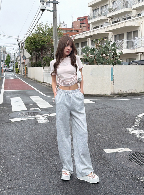 バックリボンフリルパンツ