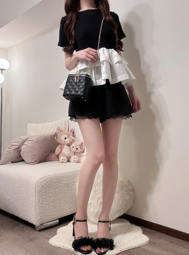 フリルドッキングトップス