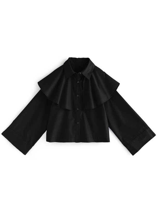 ケープカラーワイドスリーブシャツ[gn82] | レディースファッション