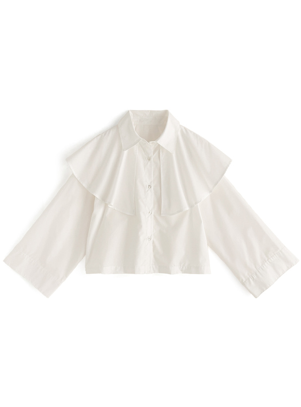 ケープカラーワイドスリーブシャツ[gn82] | レディースファッション