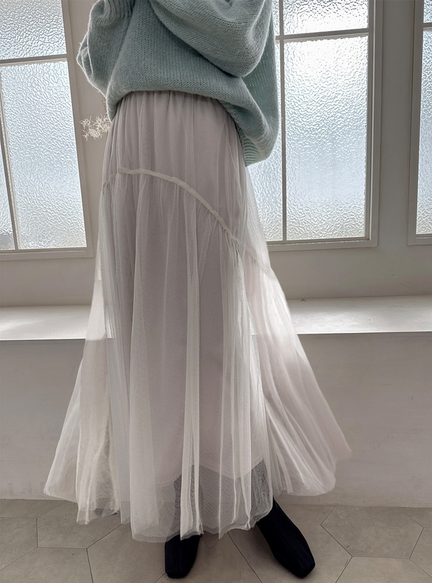 チュールフレアスカート[gn84] | レディースファッション通販の