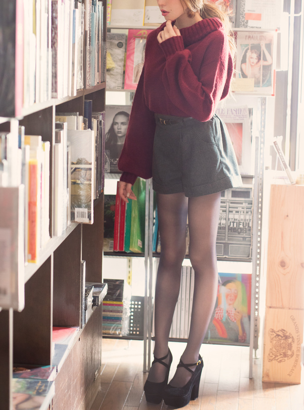 引き締め効果着圧20Dタイツ