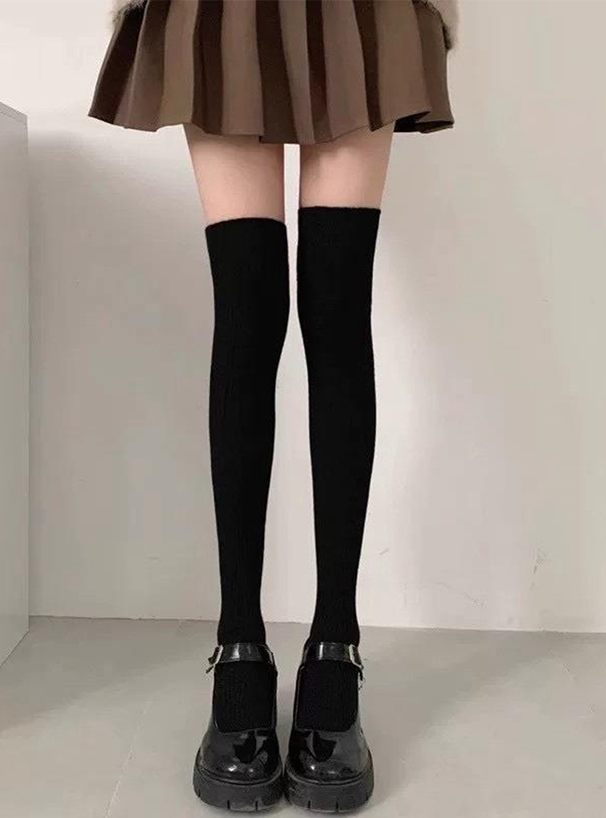 ニーハイリブソックス