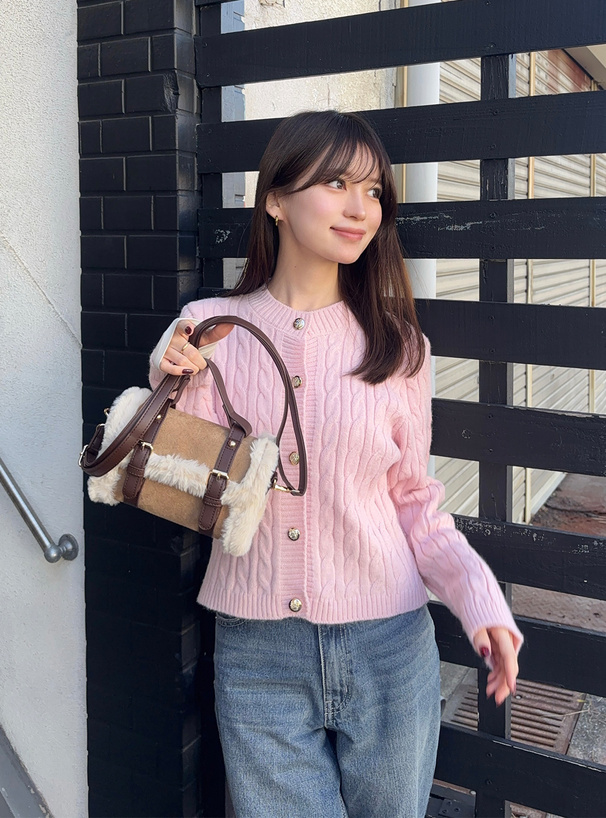 ケーブル編みニットカーディガン[hr20] | レディースファッション通販