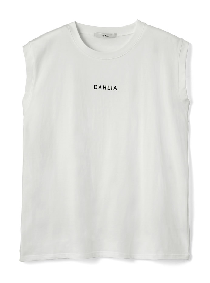 ノースリーブロゴTシャツ