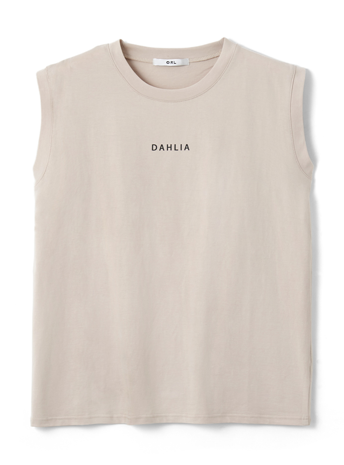 ノースリーブロゴTシャツ