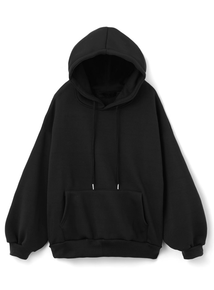 裏起毛ビッグシルエットパーカー