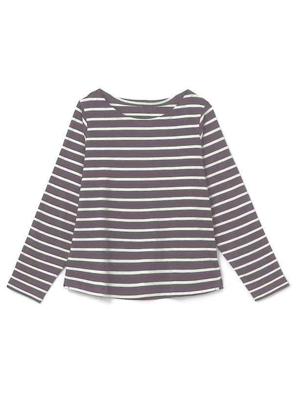 ボートネックボーダートップス