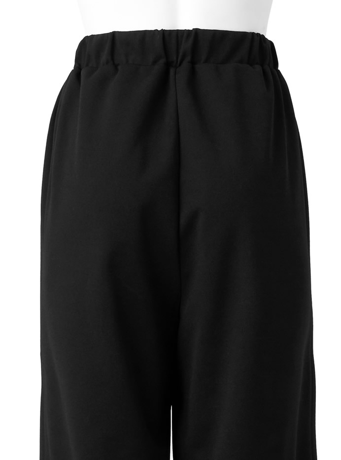センターベンツカットジョーゼットワイドパンツ