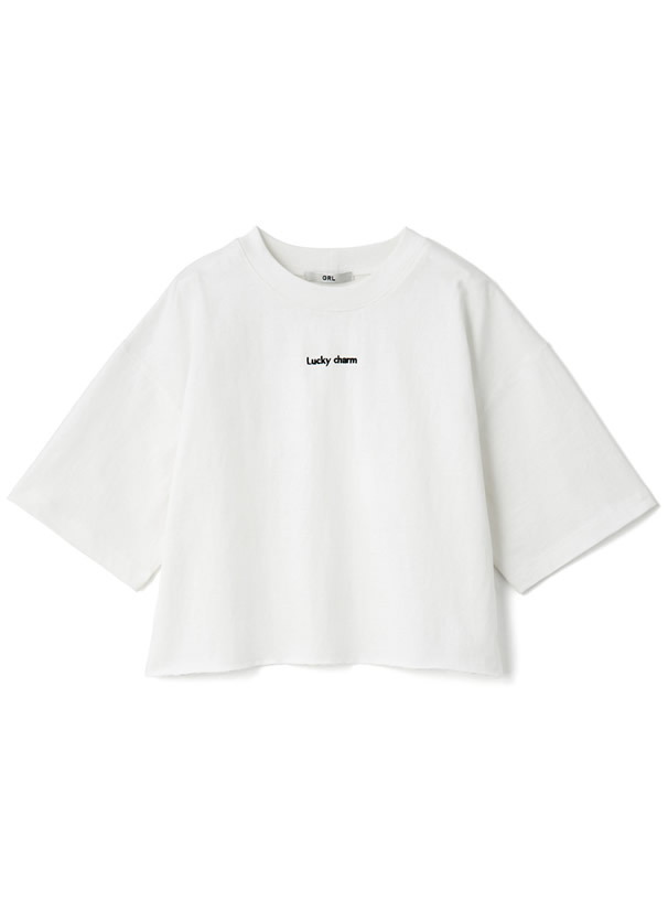 フロント刺繍ロゴTシャツ