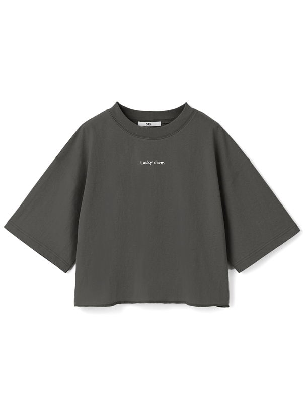 フロント刺繍ロゴTシャツ