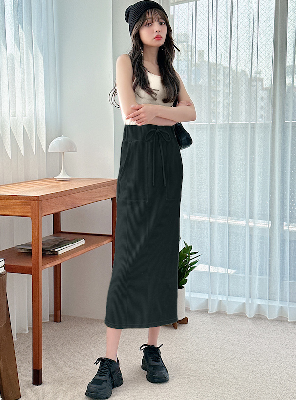 ワッフルタイトスカート[iz171] | レディースファッション通販の 
