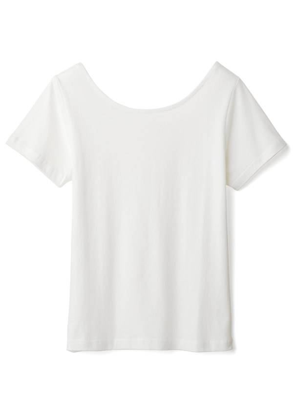 バックオープンTシャツ