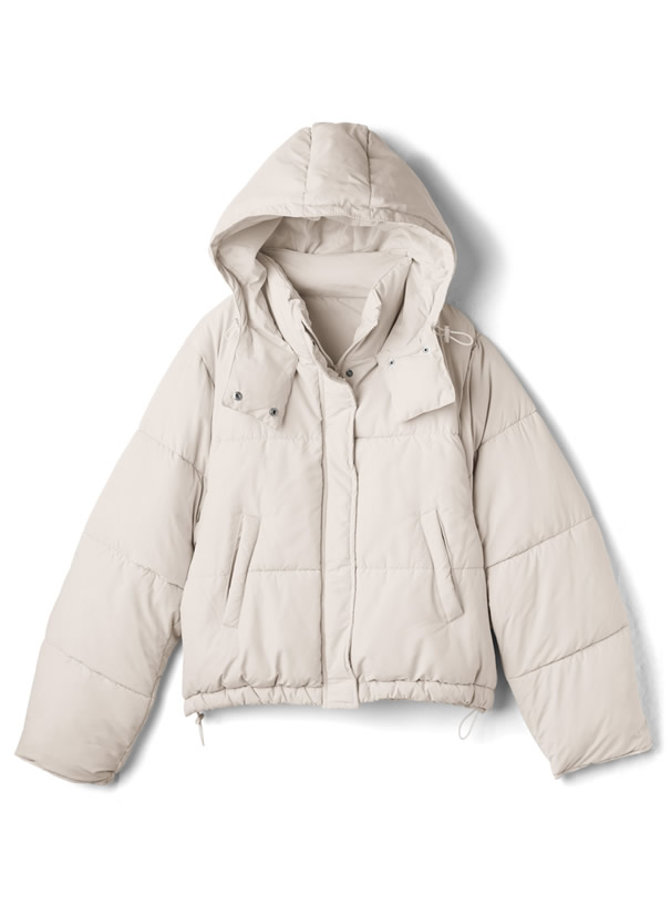 フード付き中綿ダウンジャケット[iz311] | レディースファッション通販のグレイル(GRL)【公式】