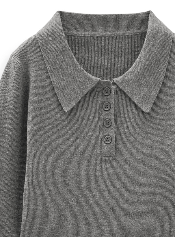 ポロシャツxショートパンツニットセットアップ[jm015