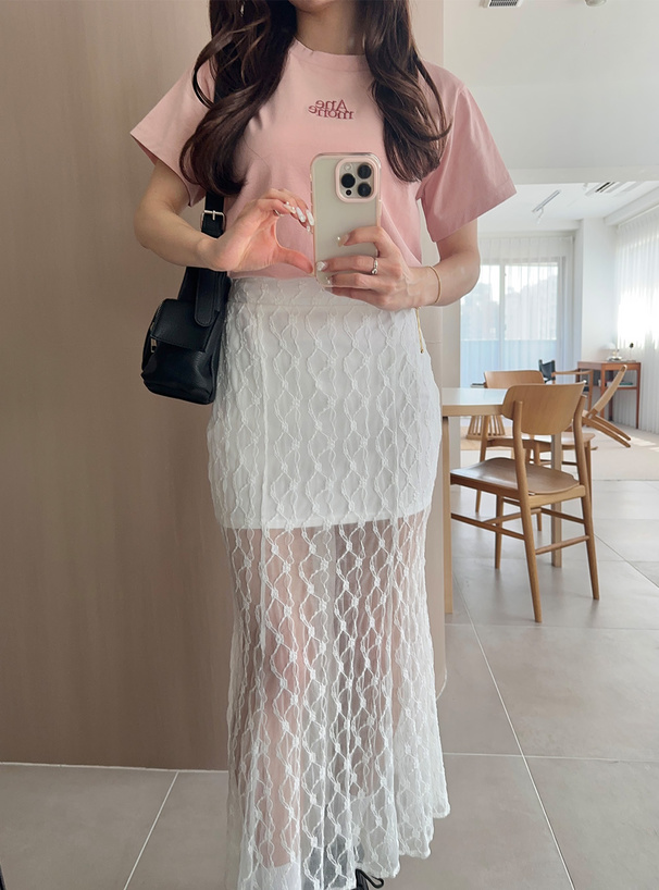 レースマーメイドスカート