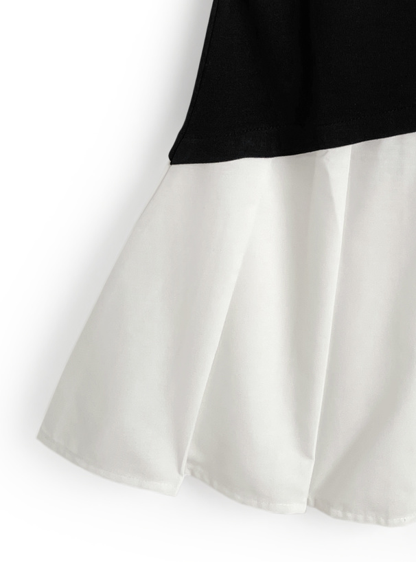 アシメプリーツポロミニワンピース