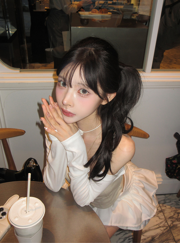 ビスチェドッキングワンショルダートップス