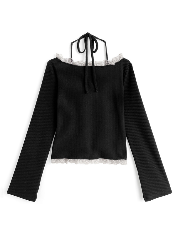 フロントギャザークロスネックレーストップス[jm066] | レディース