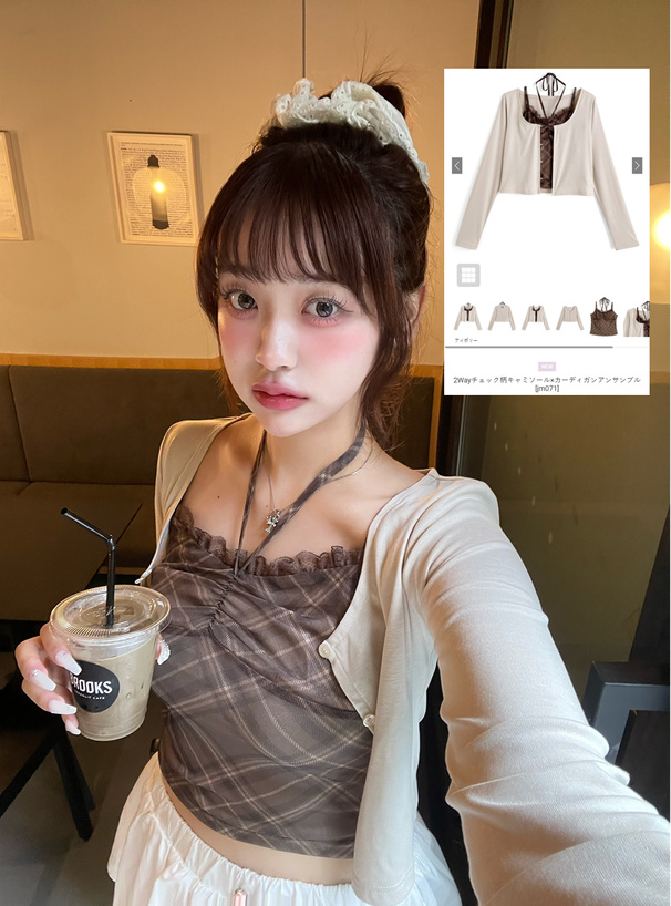 極美品✨バーバリー ブルーレーベル アンサンブル カーディガン キャミソール 極美品✨バーバリー ブルーレーベル アンサンブル カーディガン