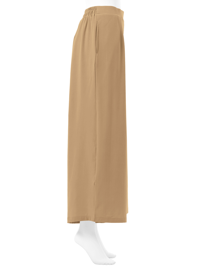 ハイウエストタックワイドパンツ