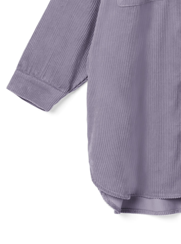 コーデュロイロングシャツジャケット