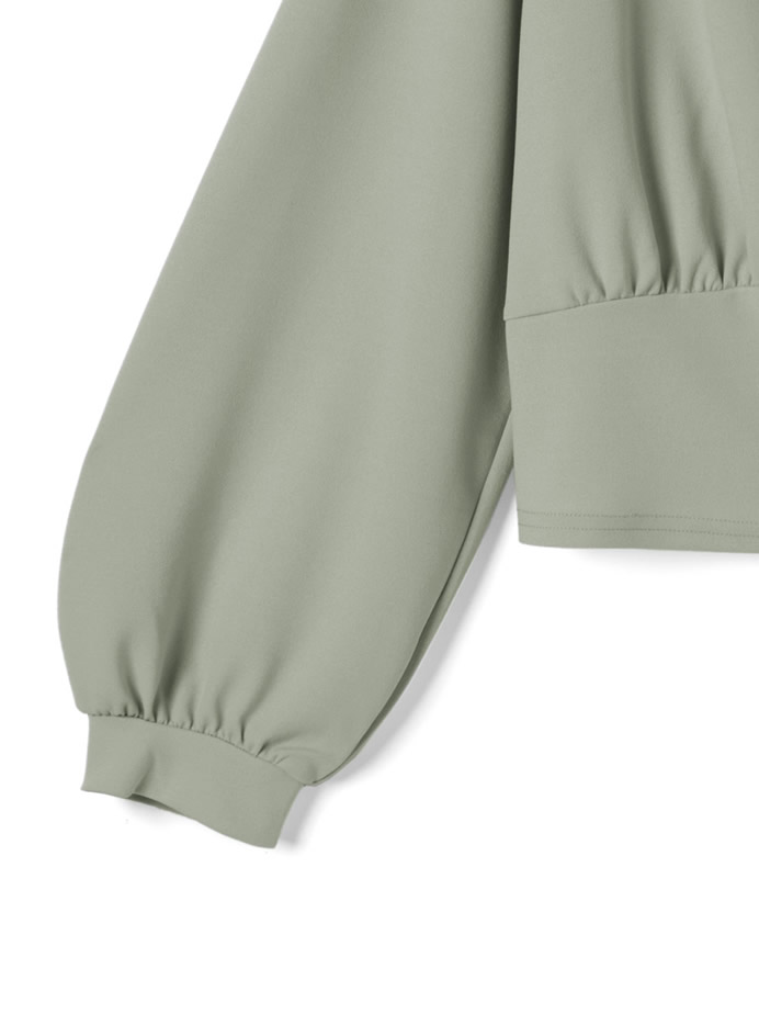 カットジョーゼット前後2wayカシュクールトップス