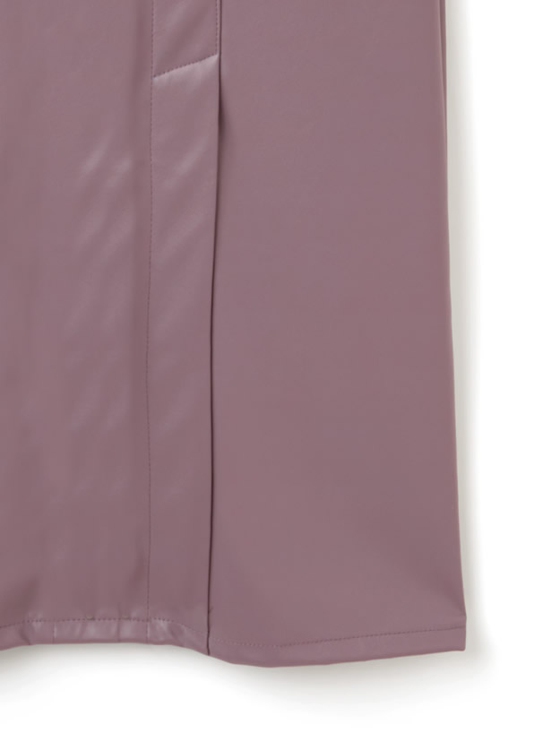 レザーストレートスカート