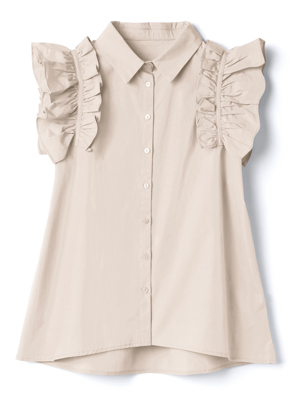 フリルノースリーブシャツ K8691w レディースファッション通販のグレイル Grl 公式