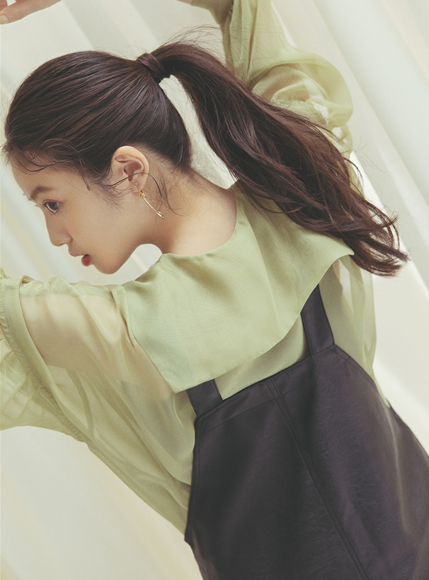 今田美桜 ビッグカラーシアーシャツ