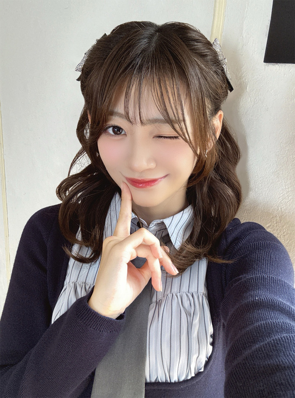 ネクタイ付きシャツドッキングニットミニワンピース