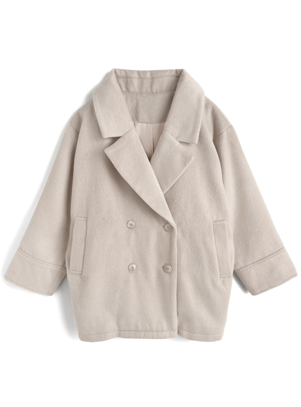 シャギーコクーンコート[k9402i] | レディースファッション通販の