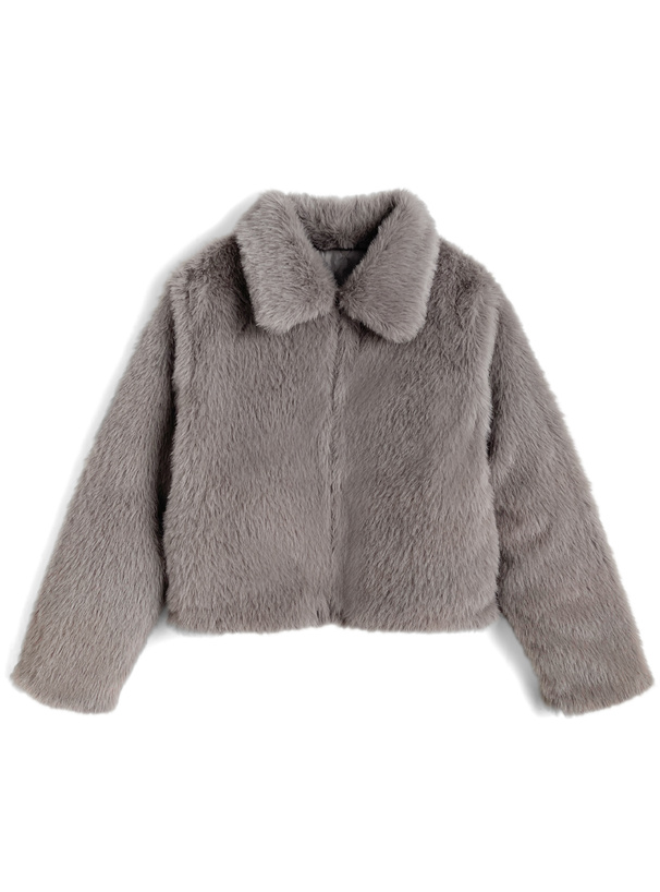 ステンカラーファーコート