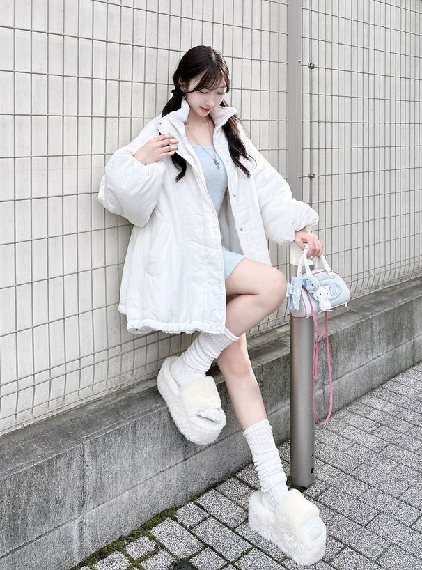 2Wayリバーシブルボアジャケット[kd120] | レディースファッション通販