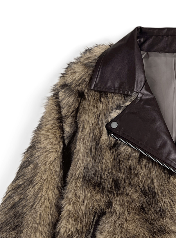 ファーライダースジャケット