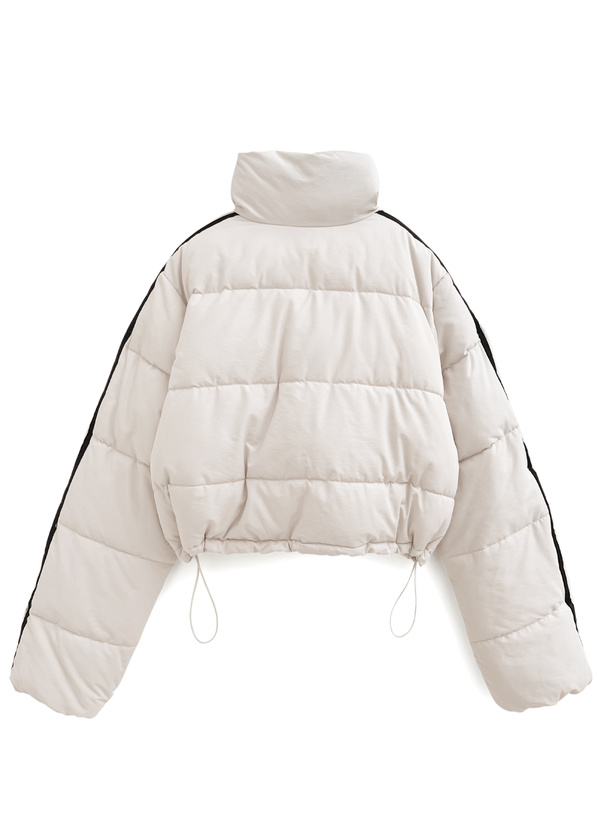 襟2Wayサイドラインダウンジャケット[kd75] | レディースファッション