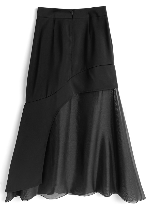 アシンメトリーシアードッキングスカート