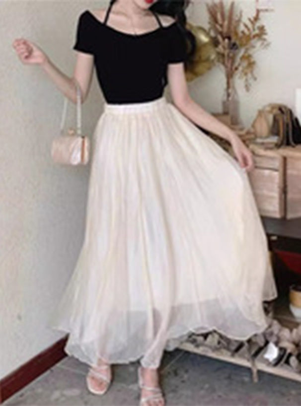 アイボリー リブニット オフショルダー セール】【mily bilet】トレンド美スタイル。2WAY