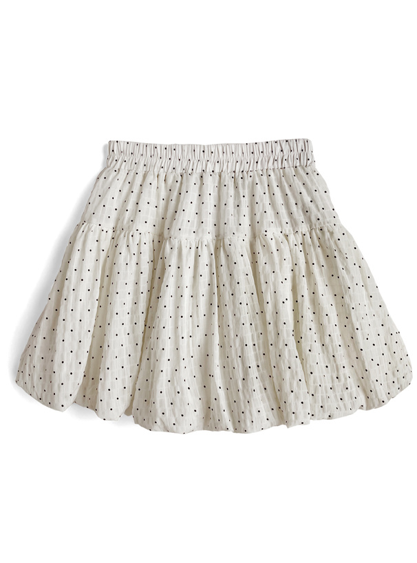 インパン付きドット柄バルーンミニスカート[ks144]