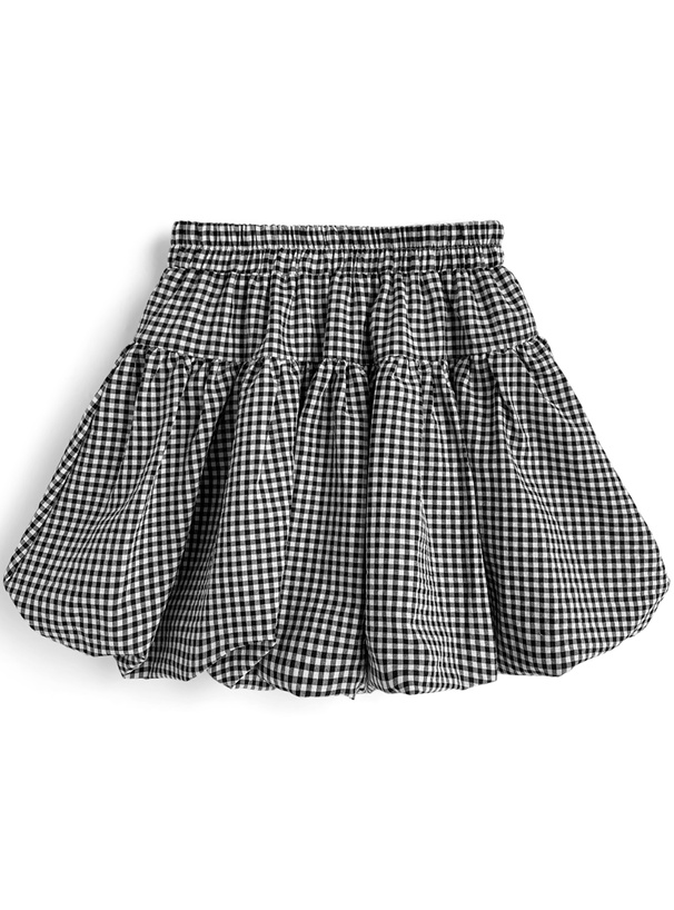 palesop チェックリボンミニスカート palesop チェックリボンミニスカート
